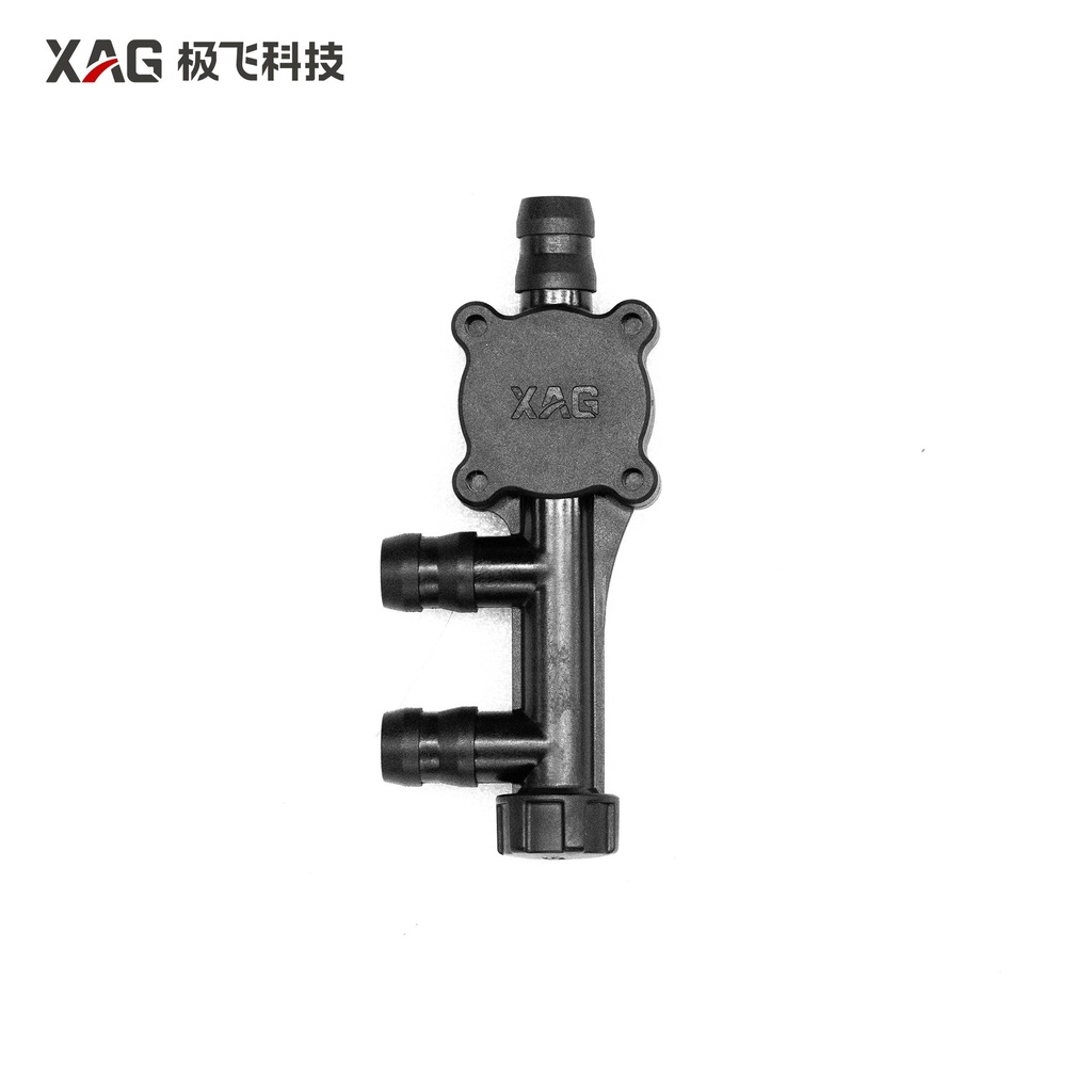 [P100P_P100P_3_WAY_TUBE_FITTING_INCL_PULSATION_DAMPER] P100P 3-Way Tube Fitting (incl. Pulsation Damper)